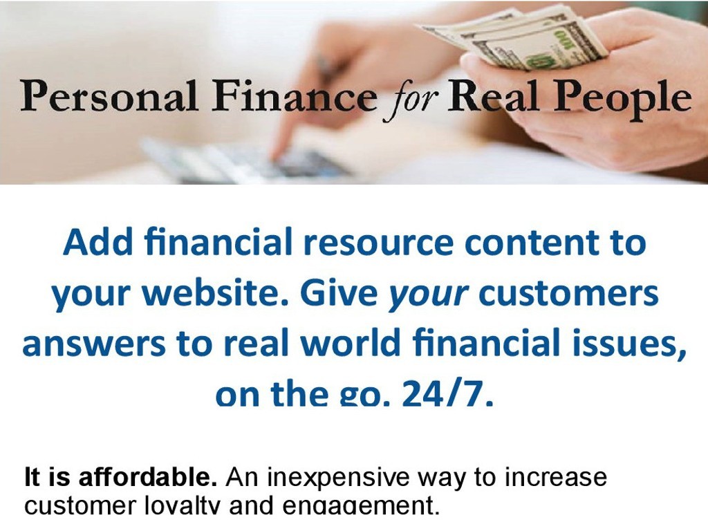 Personal Finance for Real People