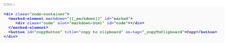 HTML Snippet