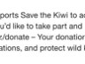 Save the kiwi