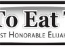 HOW TO EAT TO LIVE