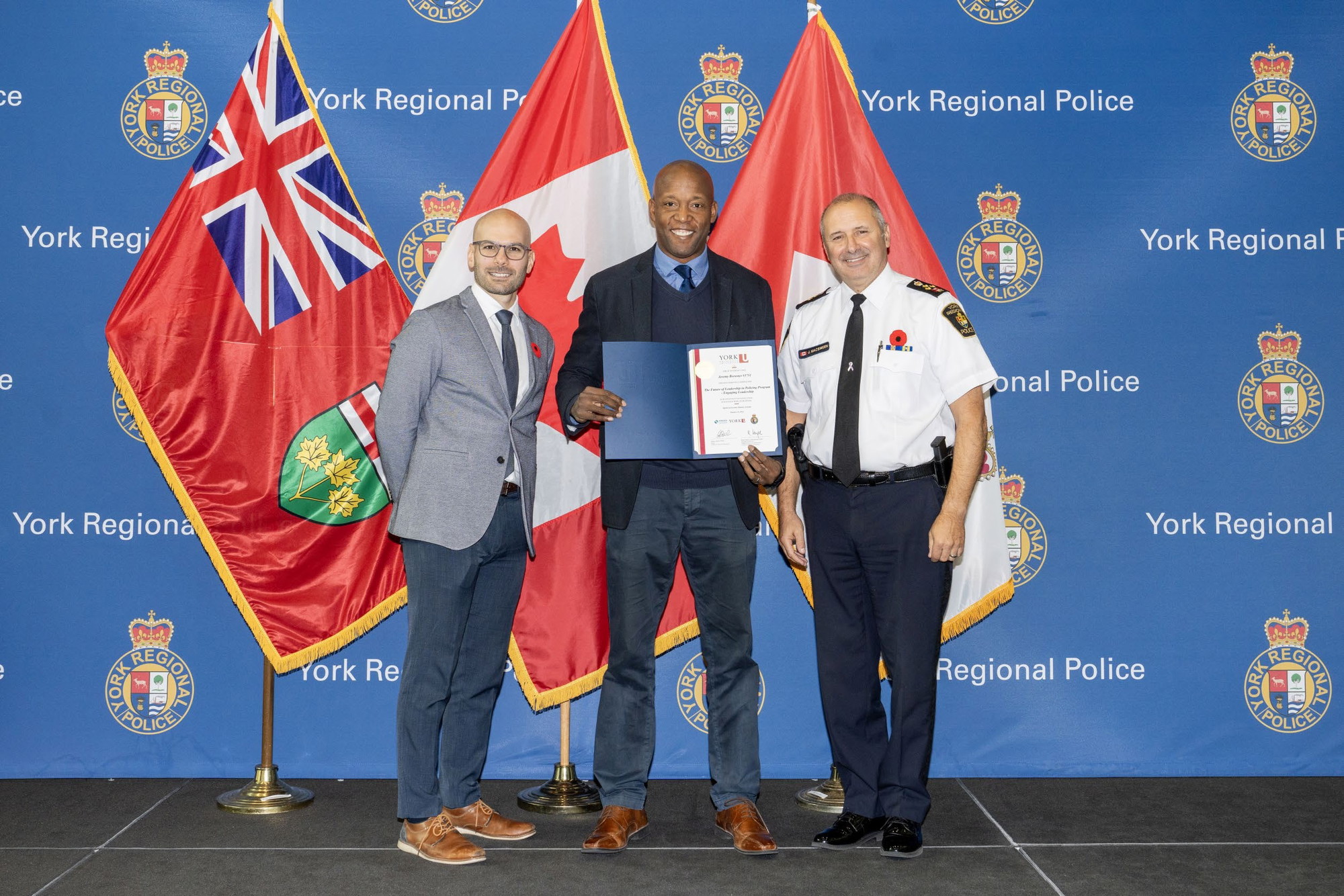 York Regional Police Logo Recognizing The Dedication Of Law