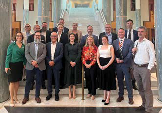 NFF Horticulture Council and Compliance Taskforce group photo in Canberra