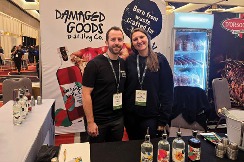 Exhibitors at Damaged Goods Distilling Co stand