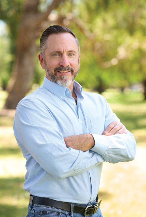 Portrait of Peter Spackman, CEO of vegetablesWA, outdoors