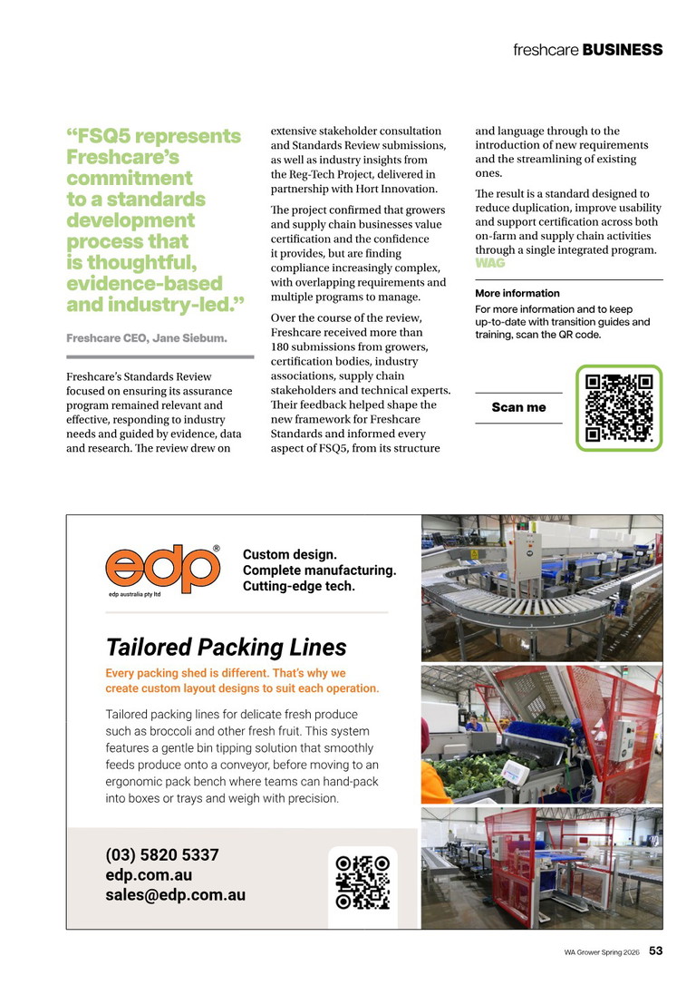 QR code linking to transition guides and training