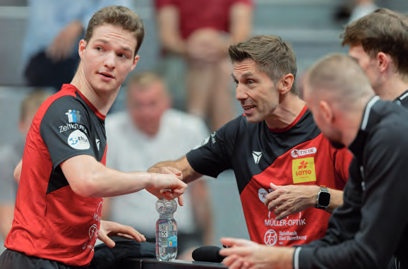 Csaba Andras und Trainer Slobodan Grujic