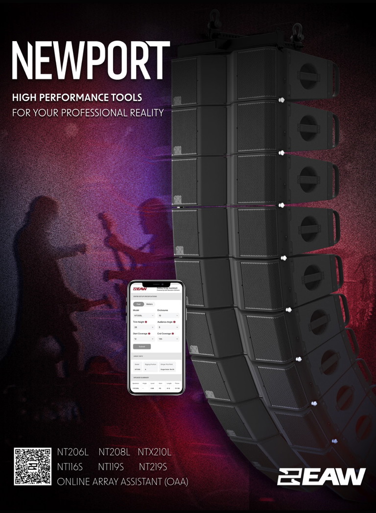 Advertisement: EAW NEWPORT high performance tools