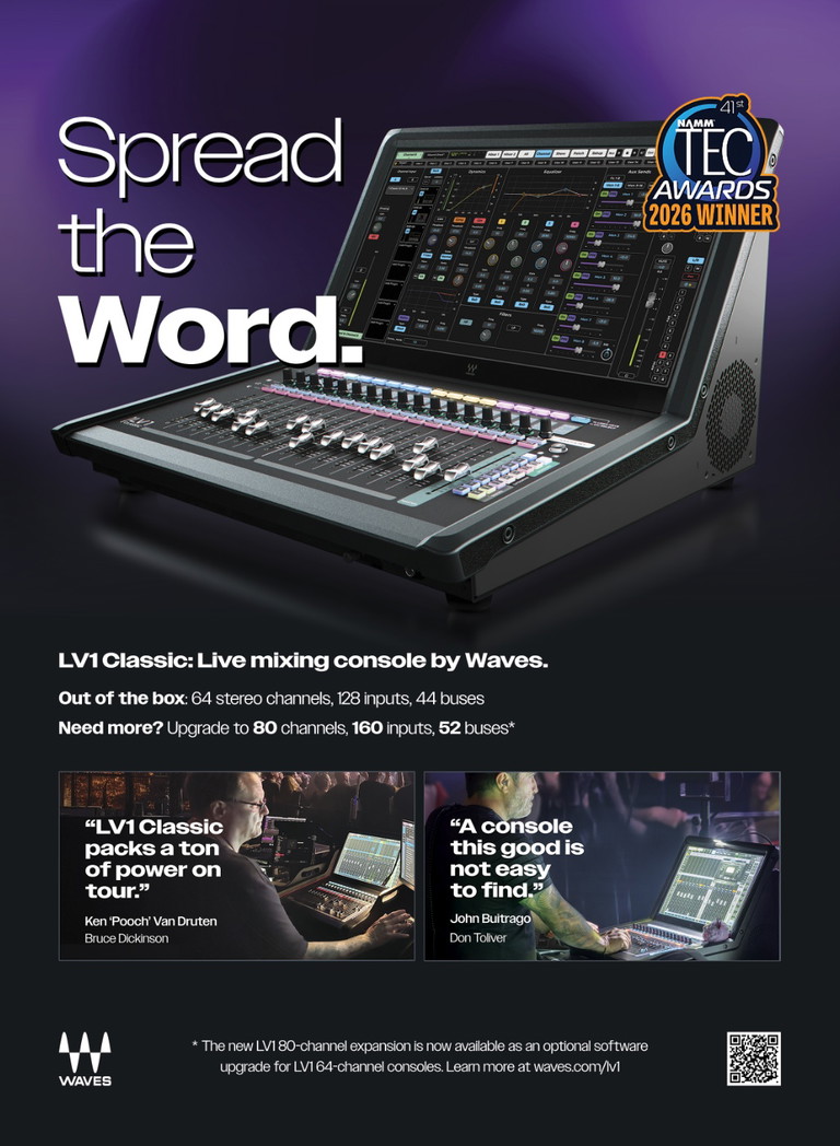 Advertisement: Waves eMotion LV1 Classic