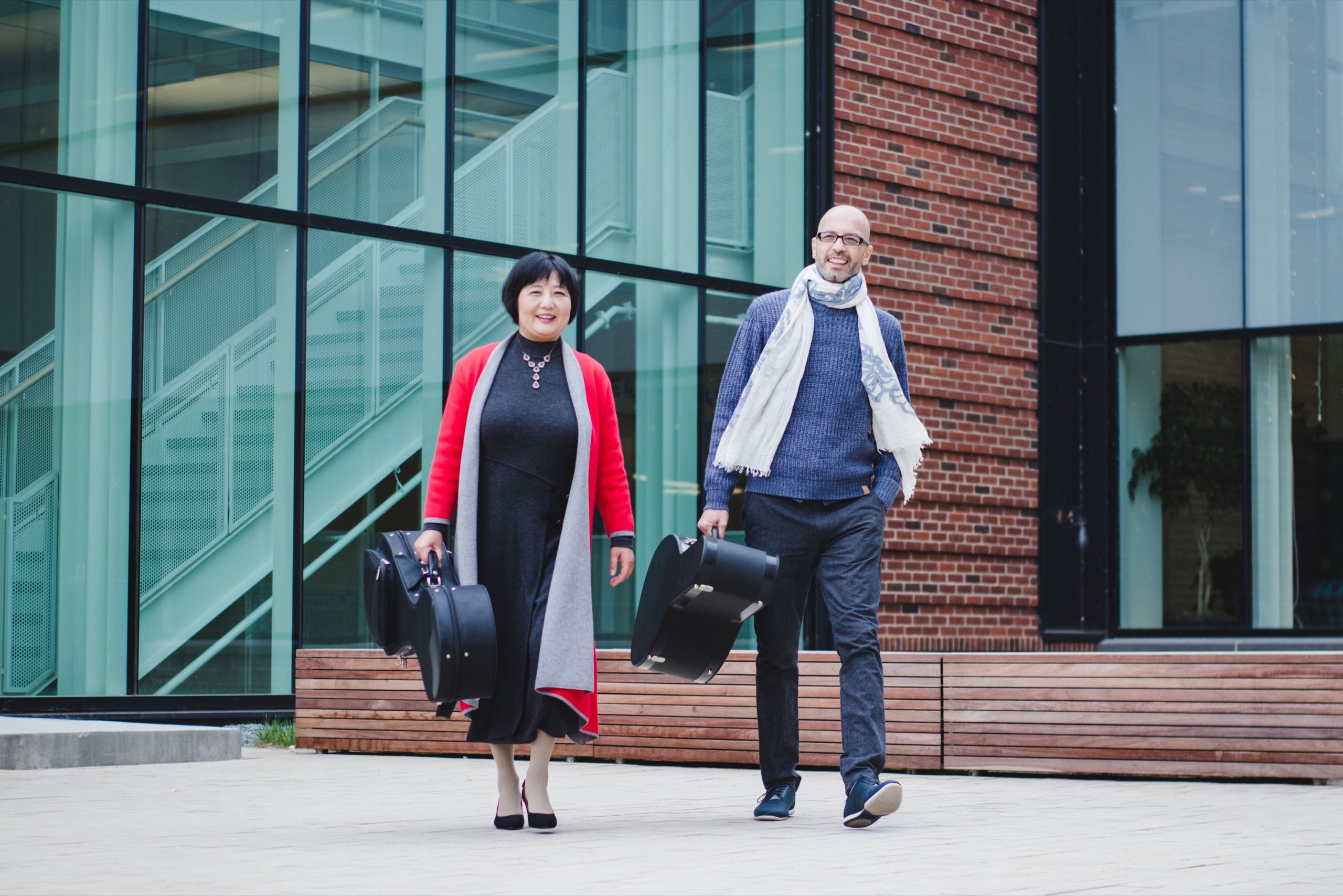 How a Syrian-Chinese Musical Duo Improvise to Pluck on Heartstrings Across Cultures over