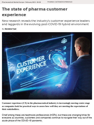 28-30 - PHARMA CUSTOMER EXPERIENCE - The state of pharma customer ...