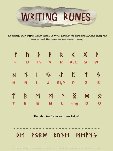 Writing Runes