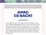APAC & Sports Roundup