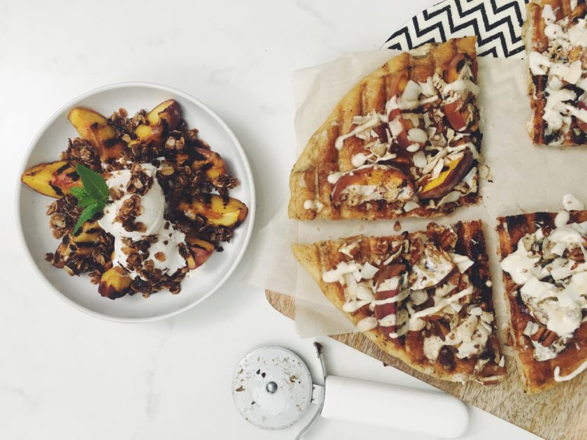 grilled peaches 2 ways | hot for food by Lauren Toyota