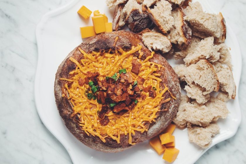 vegan beer & cheddar bread bowl dip | hot for food by Lauren Toyota