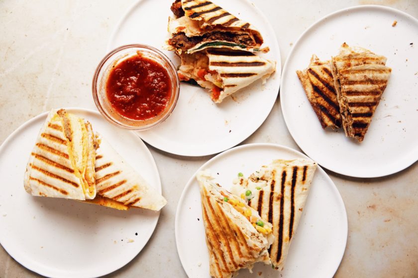 tiktok wrap hack: 3 vegan filling ideas | hot for food by Lauren Toyota