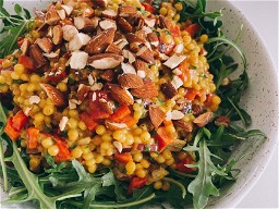 warm orange couscous salad