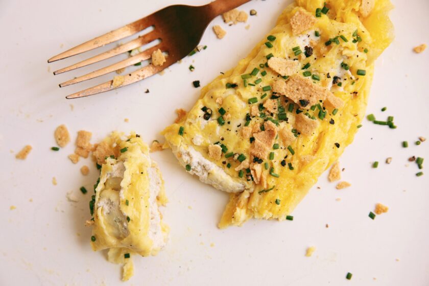 french omelette from 'The Bear', but vegan!