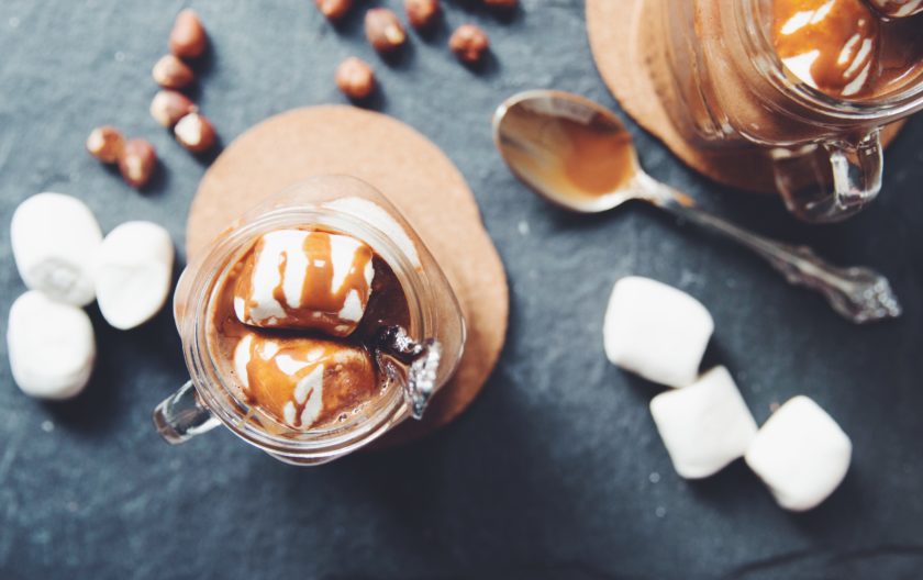 hazelnut hot chocolate | hot for food by Lauren Toyota