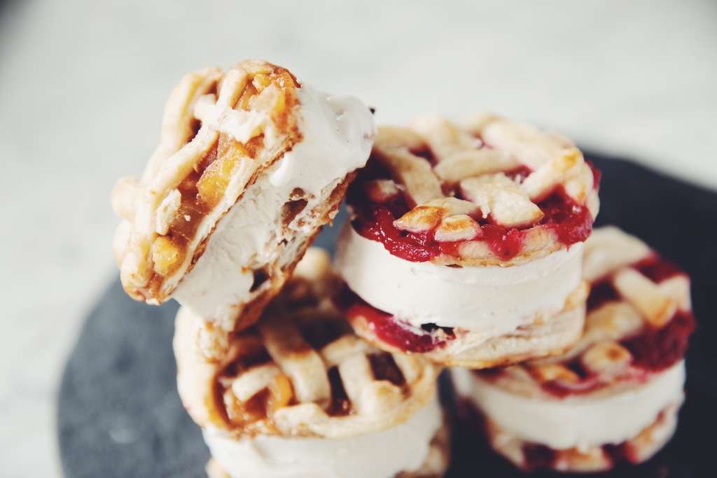 vegan pie cookie ice cream sandwiches | hot for food by Lauren Toyota