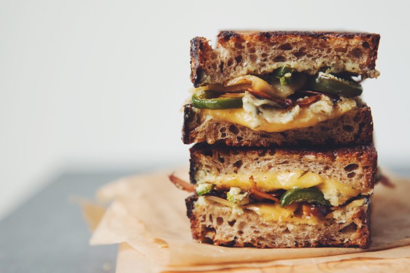 jalapeño popper grilled cheese | hot for food by Lauren Toyota