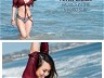 nina carla frolics in malibu surf