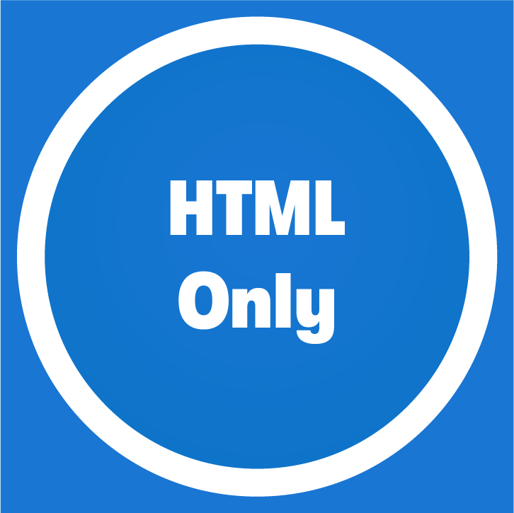 HTML Only