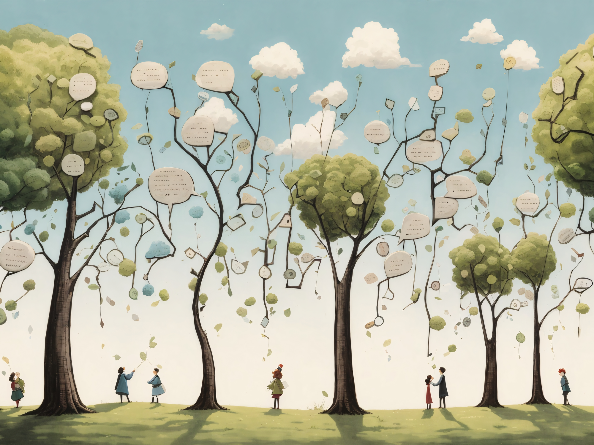 Tree Talking Talking Trees