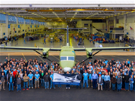 Textron Aviation rolls out first production Cessna Skycourier