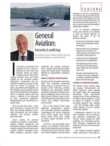 General Aviation: Security & Policing