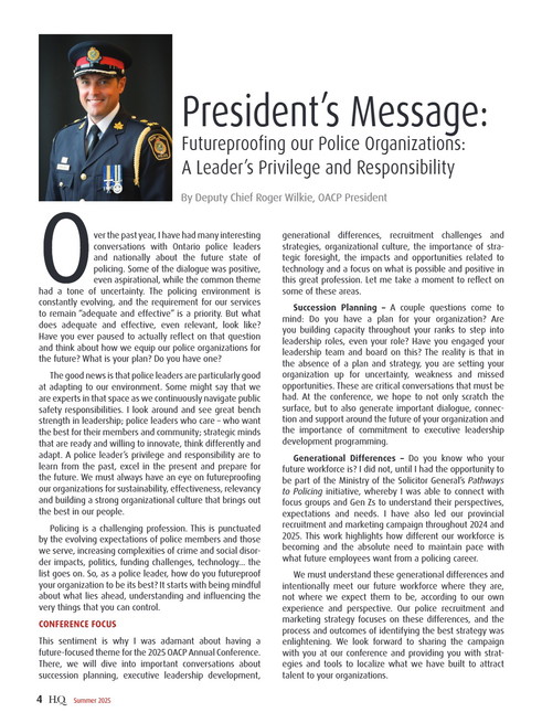 President’s Message: