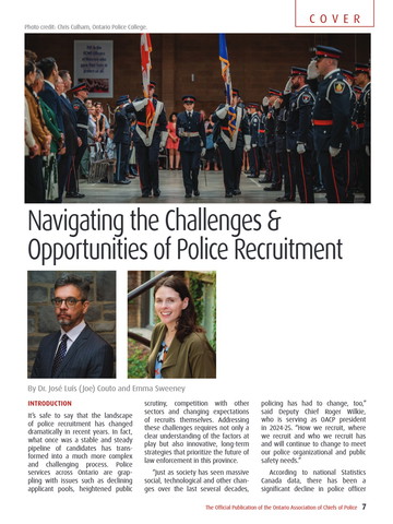 Navigating the Challenges & Opportunities of Police Recruitment