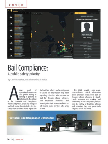 Bail Compliance: A public safety priority