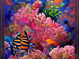 AI Art: "Coral Reef Fish"