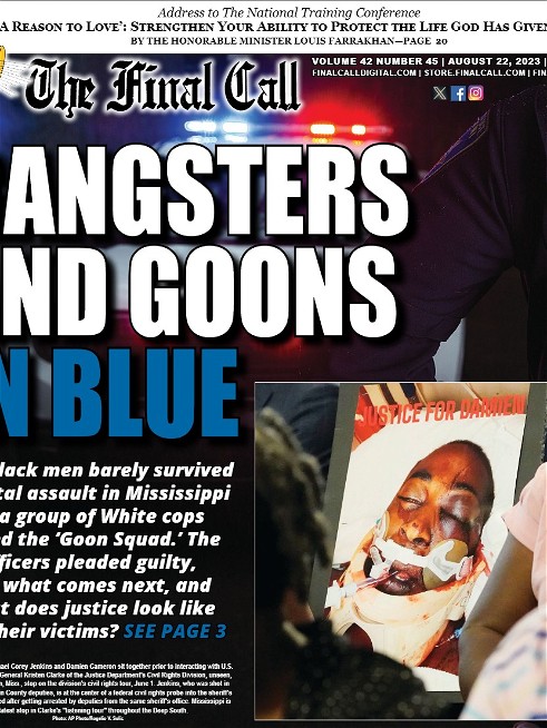 Volume 42 Number 45 - GANGSTERS AND GOONS IN BLUE