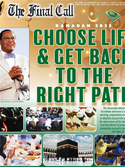 Volume 42 Number 26 - CHOOSE LIFE & GET BACK TO THE RIGHT PATH
