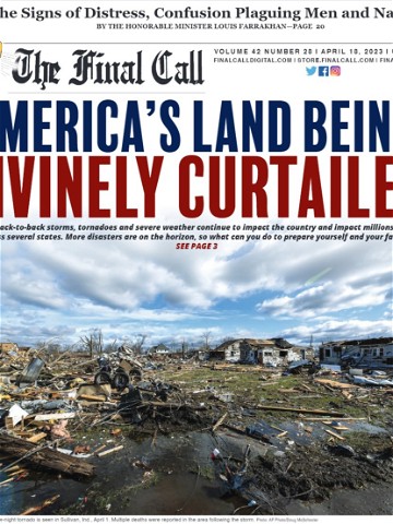 Volume 42 Number 28 AMERICA’S LAND BEING DIVINELY CURTAILED
