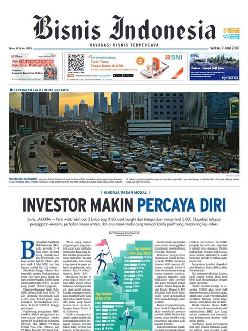 Bisnis Indonesia 09 Juni 2020